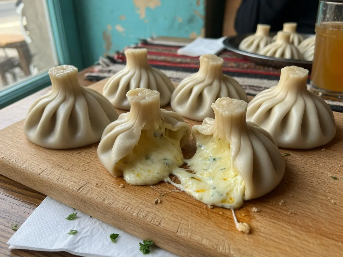 Cheese khinkali
