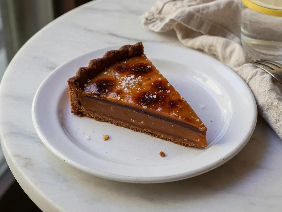 Salted caramel tart