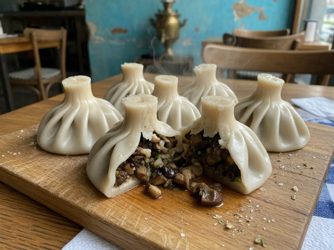 Mushroom khinkali